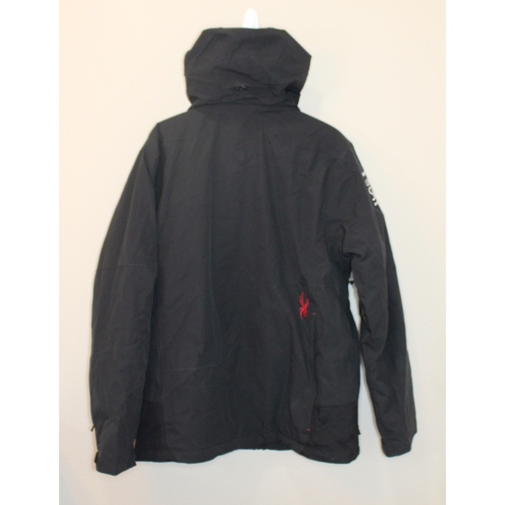 Spyder ski jacket Large black red American Airlines Celebrity Ski thinsulate - Picture 3 of 10